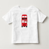 London Red Bus Personalized Kinder T-Shirt (Voorkant)