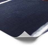 London Red Bus Poster (Hoek)