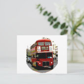 London Red Bus Routemaster Buses Briefkaart (Staand voorkant)