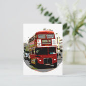 London Red Bus Routemaster Buses Briefkaart (Staand voorkant)