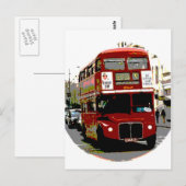 London Red Bus Routemaster Buses Briefkaart (Voorkant / Achterkant)