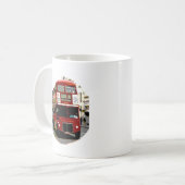 London Red Bus Routemaster Buses Koffiemok (Voorkant links)