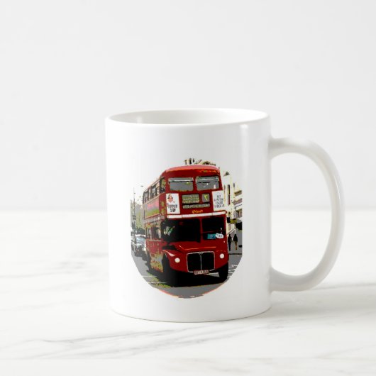 London Red Bus Routemaster Buses Koffiemok (Rechts)