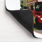 London Red Bus Routemaster Buses Muismat (Hoek)