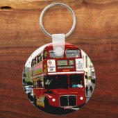 London Red Bus Routemaster Buses Sleutelhanger (Voorkant)