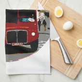 London Red Bus Routemaster Buses Theedoek (Quarter Fold)