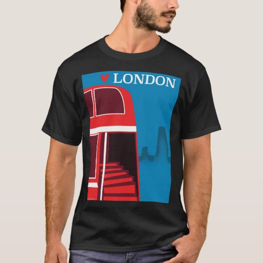 London Red Bus T-shirt (Voorkant)