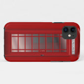 London Red Phone Booth Box Case-Mate iPhone Case (Achterkant (horizontaal))