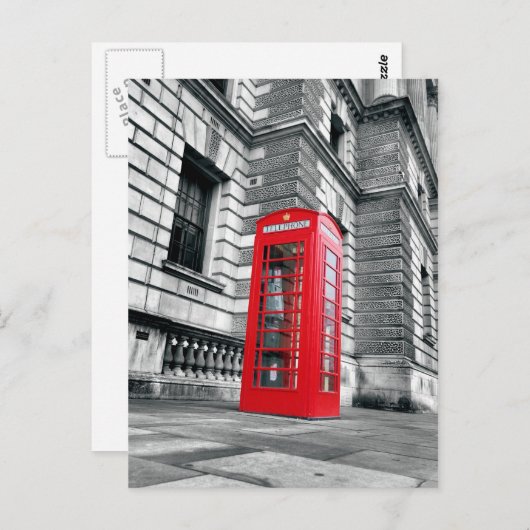 London Red Phone Booth Briefkaart (Voorkant / Achterkant)