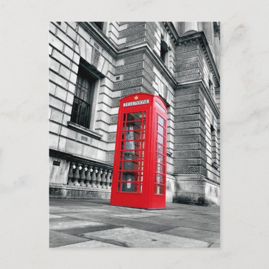 London Red Phone Booth Briefkaart (Voorkant)