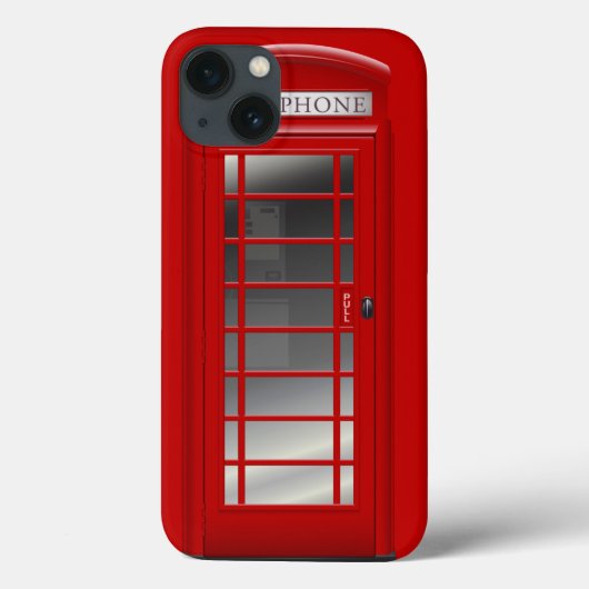 London Red Phone Booth Call Box Case-Mate iPhone Case (Achterkant)