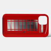 London Red Phone Booth Call Box Case-Mate iPhone Case (Achterkant (horizontaal))
