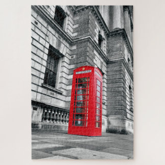 London Red Phone Box - 20x30 - 1014 pcs.  Puzzel