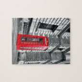 London Red Phone Box - 8x10 - 110 pcs. Legpuzzel (Horizontaal)