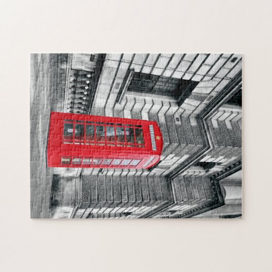 London Red Phone Box Puzzle Legpuzzel (Horizontaal)
