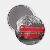 London Red Routemaster Bus Magneet (Voorkant / Achterkant)