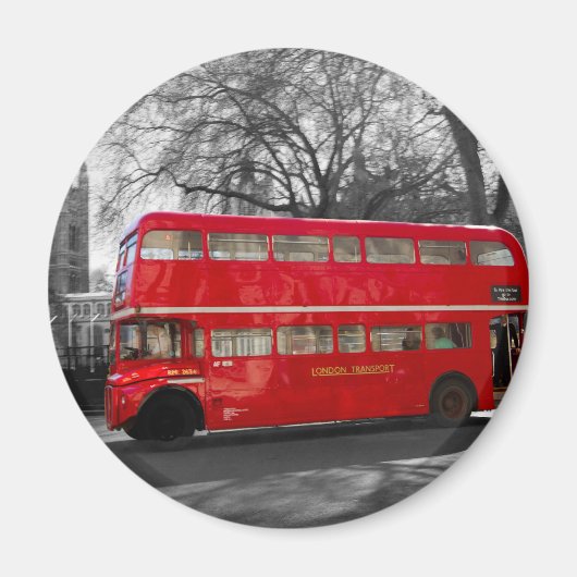 London Red Routemaster Bus Magneet (Voorkant)