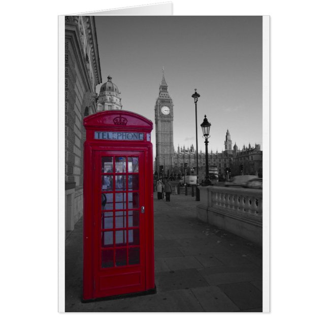 London Red Telefoon box (Voorkant)