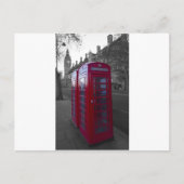 London Red Telefoon box Briefkaart (Voorkant)
