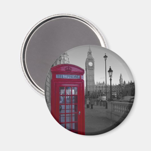 London Red Telefoon box Magneet (Voorkant / Achterkant)