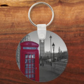 London Red Telefoon box Sleutelhanger (Voorkant)