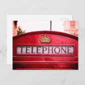 London Red Telefooncel Briefkaart (Voorkant / Achterkant)