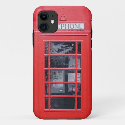 London Red Telephone Box Case-Mate iPhone Case (Achterkant)