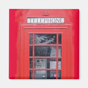 London Red Telephone Box Magneet