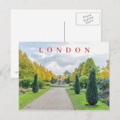 London Regent's Park briefkaart (Voorkant / Achterkant)
