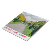 London Regent's Park keramische tegel Tegeltje (Zijkant)