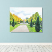London Regent's Park uitzicht canvas print (Insitu (Houten vloer))