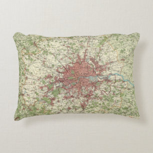 London Region Map Accent Kussen