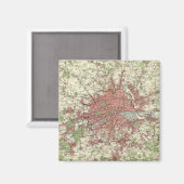 London Region Map Magneet (Voorkant / Achterkant)