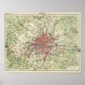 London Region Map Poster (Voorkant)