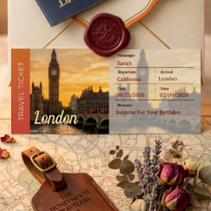 London Reis Verrassingsinstapkaart Kaart