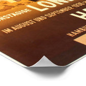 LONDON REISEN HAMBURG SUD Steamship Vintage Travel Poster (Hoek)