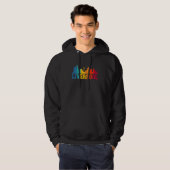 London Retro Skyline Uk Hoodie (Voorkant volledig)