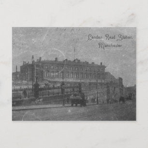 London Road Station, Manchester, c.1910 Briefkaart