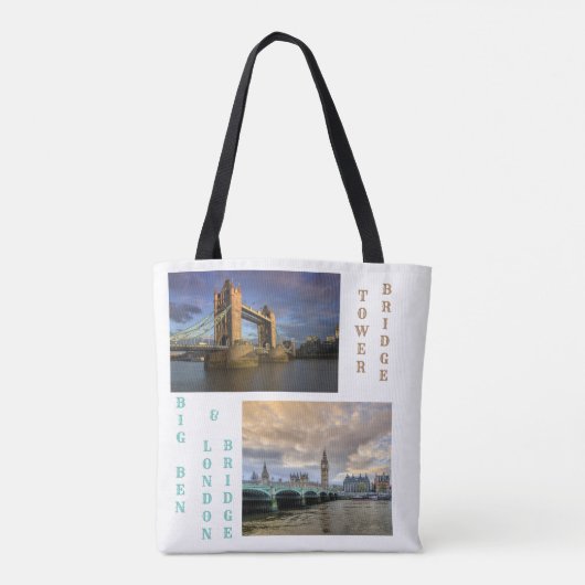 London Rocks Tote Bag (Achterkant)