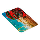 London rode bus en London Eye uitzicht koelkastmag Magneet (Rechterzijde)