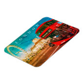 London rode bus en London Eye uitzicht koelkastmag Magneet (Linkerzijde)