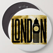 LONDON RONDE BUTTON 6,0 CM (Voorkant /achterkant)