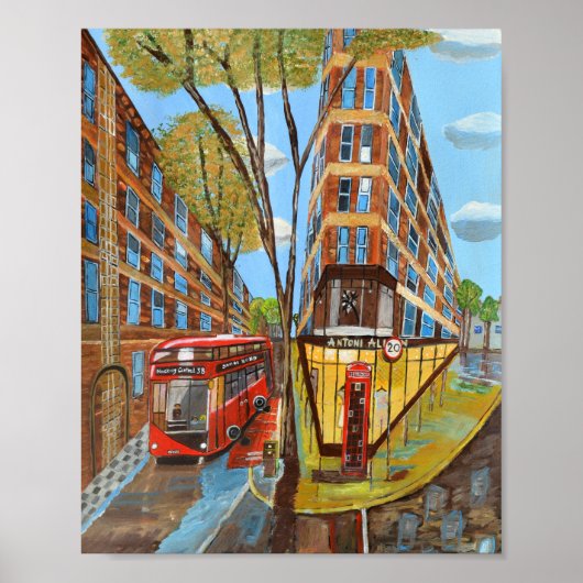 London Rosebery Avenue Poster (Voorkant)