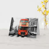 London Routemaster Bus Kaart (Gele Bloem)