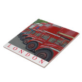 London Routemasters keramische tegel Tegeltje (Zijkant)