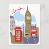London Scene Briefkaart (Voorkant)