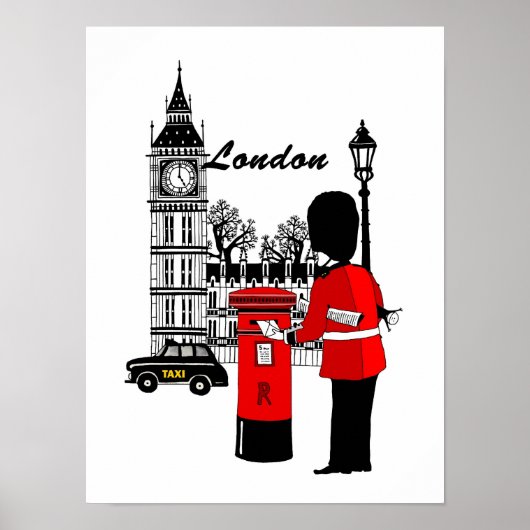 London Scene Poster (Voorkant)