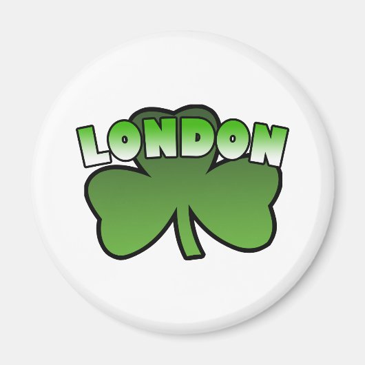 London Shamrock Magnet (Voorkant)