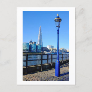 London Shard en Street Lamp Briefkaart