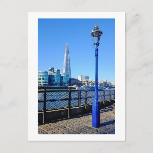 London Shard en Street Lamp Briefkaart (Voorkant)
